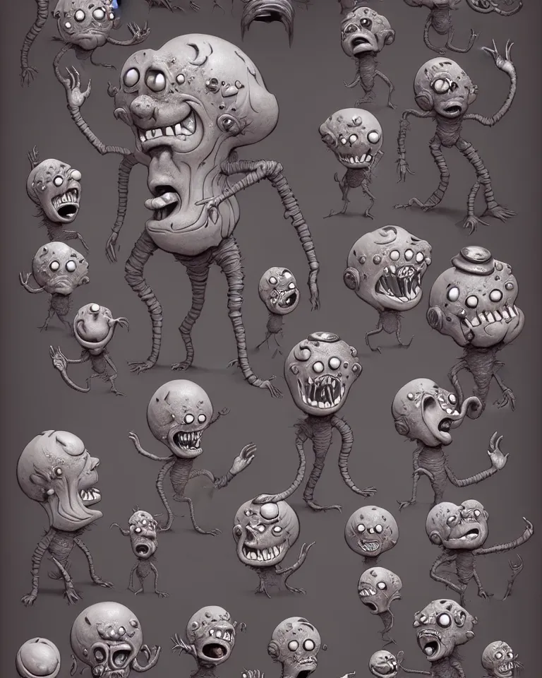 Image similar to your mom is a cosmic horror by bruce brenneise and wayne haag, photorealistic digital concept art, in the style of cuphead, trending on cgsociety, trending on zbrush central