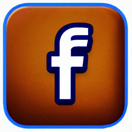 Prompt: facebook icon