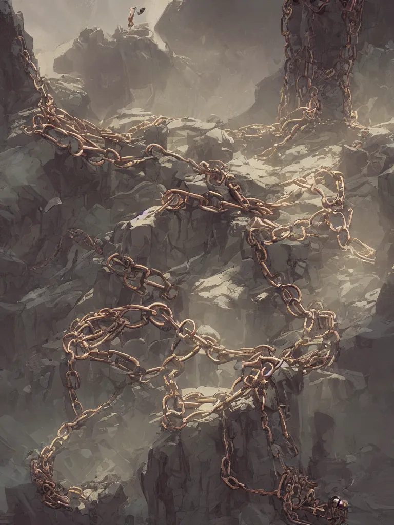Image similar to chained by Disney Concept Artists, blunt borders, rule of thirds