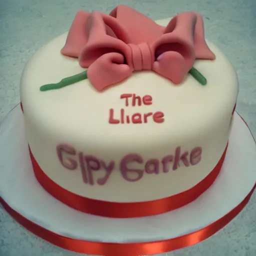 Prompt: the cake is not a lie