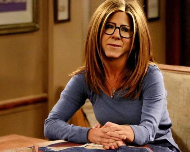 Image similar to beautiful still of Jennifer Aniston as Lily Aldrin on the TV Show How I Met Your Mother