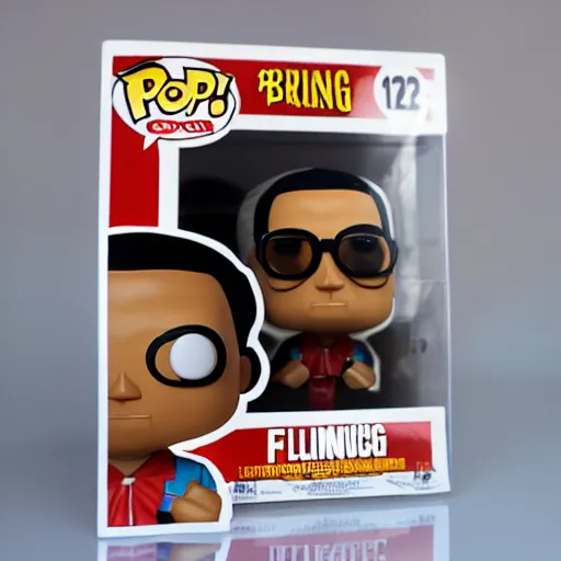 Image similar to funko pop gustavo fring. toy design.