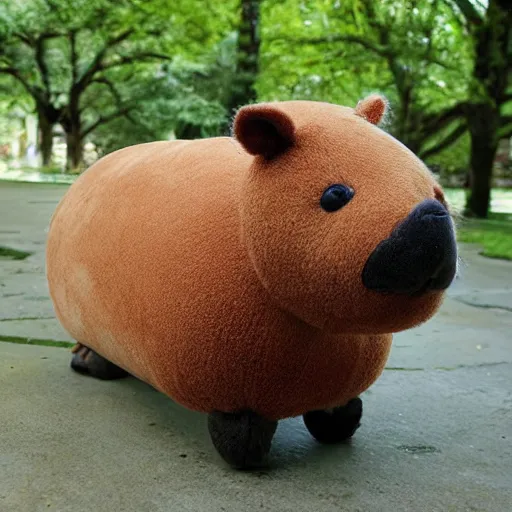 Prompt: capybara plushie