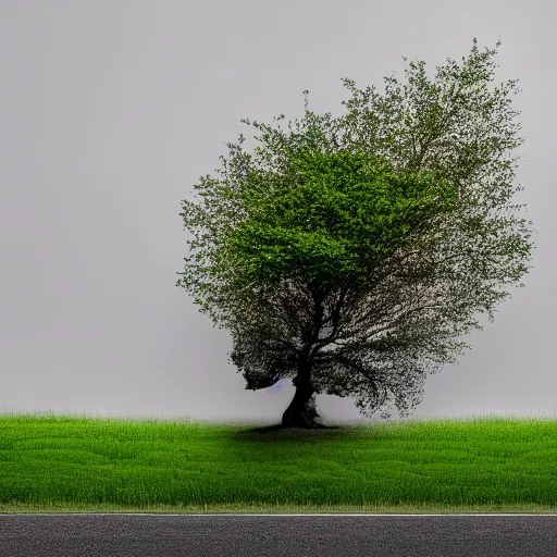 Image similar to a tree running away