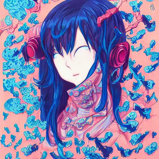 Prompt: anime girl by James Jean And WLOPPRO