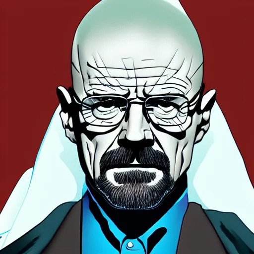 Image similar to Walter White as batmam 4k detail