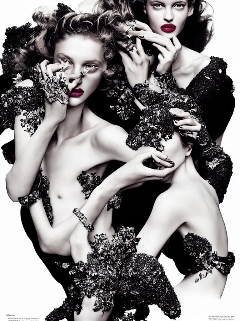 Prompt: fragrance advertising campaign by richard avedon, highly detailed, intricate