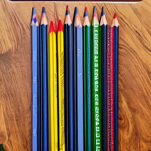 Prompt: king of the pencils