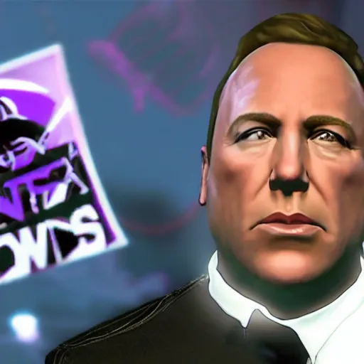 Image similar to alex jones in saints row