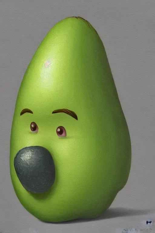 Prompt: mr potato head is an avocado, artgem, digital painting, color painting, hyperrealistic, concept art, oil painting, masterpiece, concept art, trending on deviantart, realistic and detailed face, highly detailed, high quality, 8 k, soft lighting, fancy colors, fantasy, cinematic, high coherence