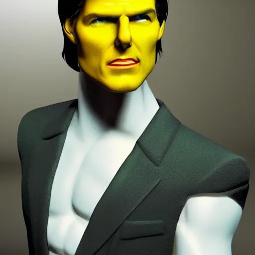 Image similar to tom cruise as a citron, citron head!!!!