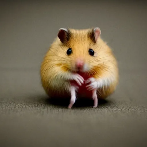 Image similar to hamster with hairy spider legs, creepy, detailed, photograph, realistic, 85mm