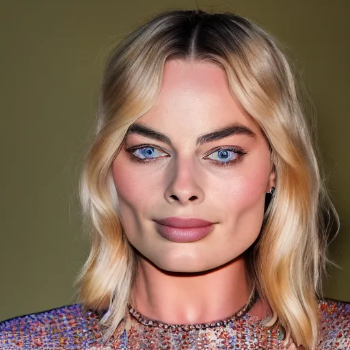 Prompt: margot robbie portrait, 8k resolution, hyper-detailed