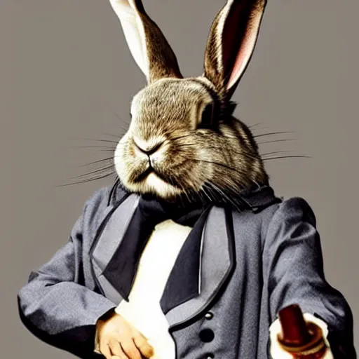 a rabbit dressed as beethoven | Stable Diffusion | OpenArt