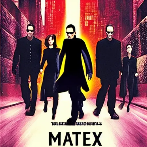 Image similar to matrix movie poster