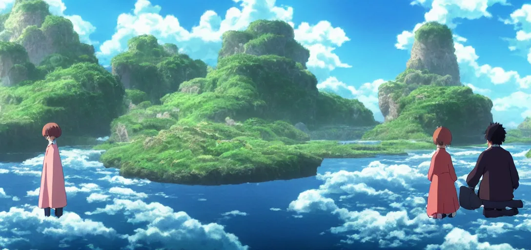 Image similar to a very high resolution image from a new movie. beautiful scenery. photorealistic, photography, directed by hayao miyazaki