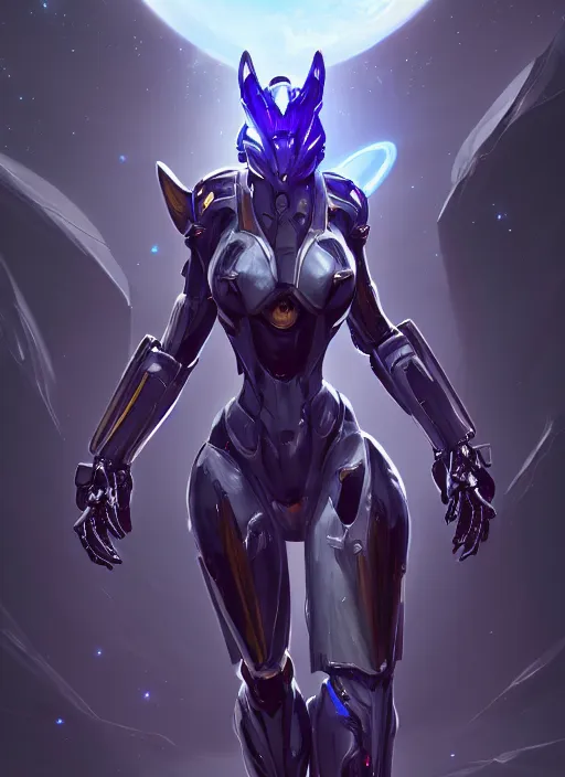 Image similar to cinematic goddess shot, cosmic sized perfectly proportioned stunning beautiful hot anthropomorphic robot mecha female dragon, in empty space, floating, nebula sized, larger than galaxies, holding onto a galaxy, silver armor, epic proportions, epic size, epic scale, digital art, furry art, macro art, dragon art, giantess art, warframe fanart, furaffinity, deviantart