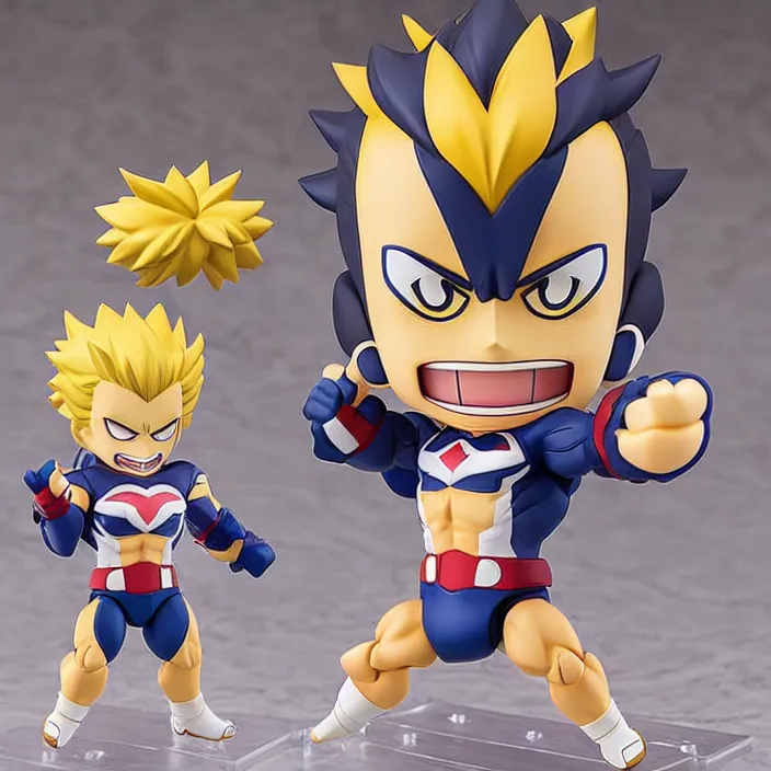 Image similar to (All might), An anime Nendoroid of (All might), figurine, detailed product photo