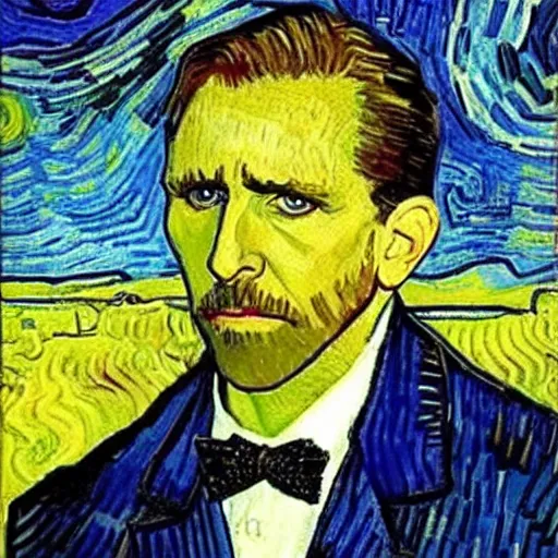 Prompt: michael scott by van gogh