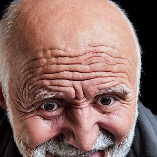 Image similar to portrait of hide the pain harold, accurate and detailed, stock photo, realistic, 8k, by Michelangelo