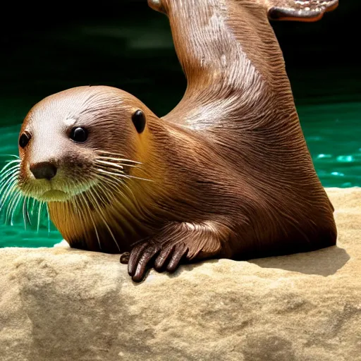 Image similar to humanoid otter