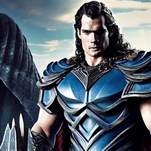 Prompt: henry cavill as arthas menethil