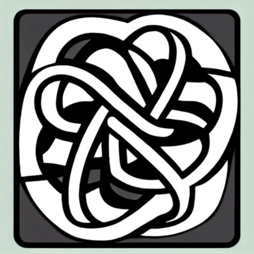 Image similar to trefoil knot icon