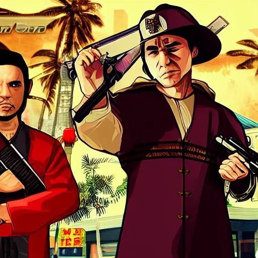 Image similar to gta chinatown wars art style as christopher columbus, hyperrealistic, rgba colors, remove duplicate content, justify contents center.