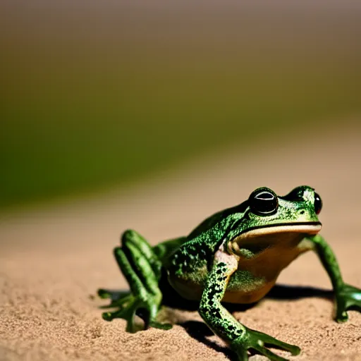 Image similar to a microphone frog, nature photography, high resolution 8k, animal,