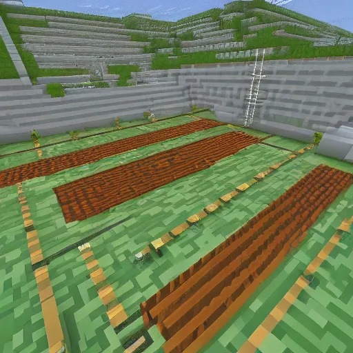 Image similar to studying stadistics in minecraft