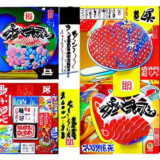 Image similar to 8 k 3 d capture scan of japanese candy package, high textured, conceptual, intricate detailed painting, illustration sharp detail, manga 1 9 9 0