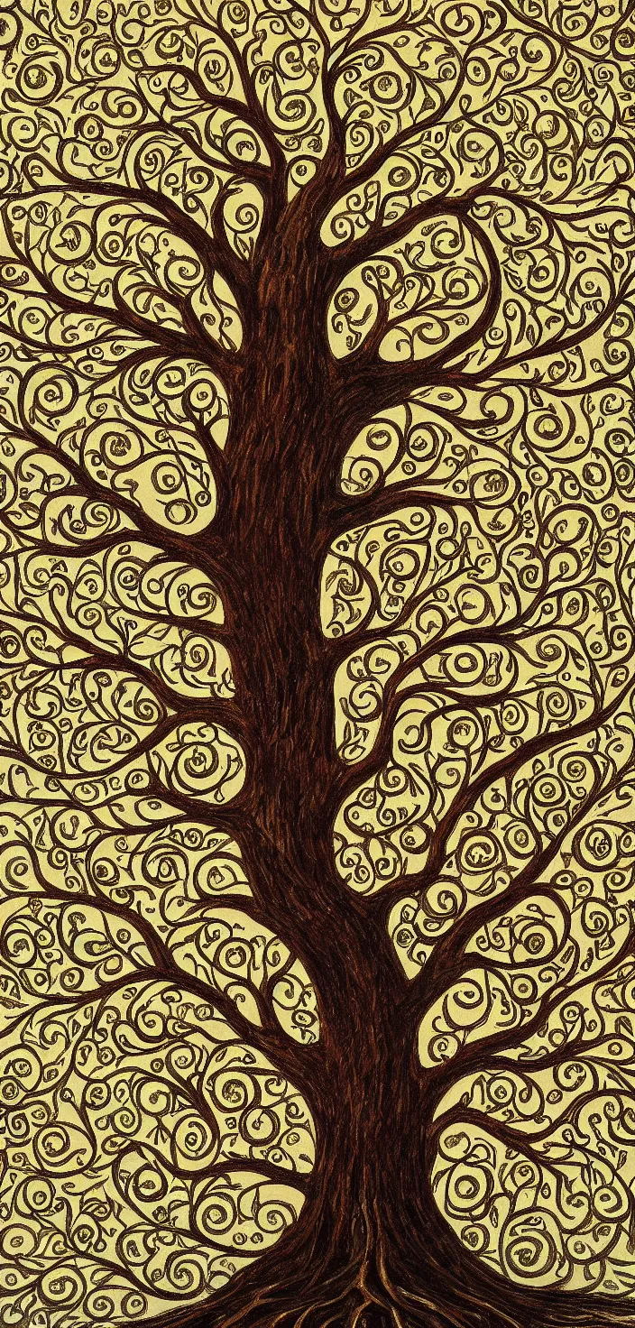 Prompt: detailed painting of the tree of life, tree full of life, realism, idealised, detailed digital art, elegant and refined, epic tree, representative realism
