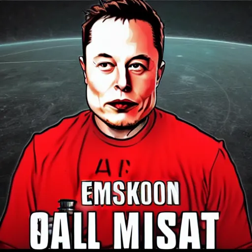 Prompt: elon musk in jail