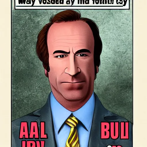 Image similar to hairy saul goodman