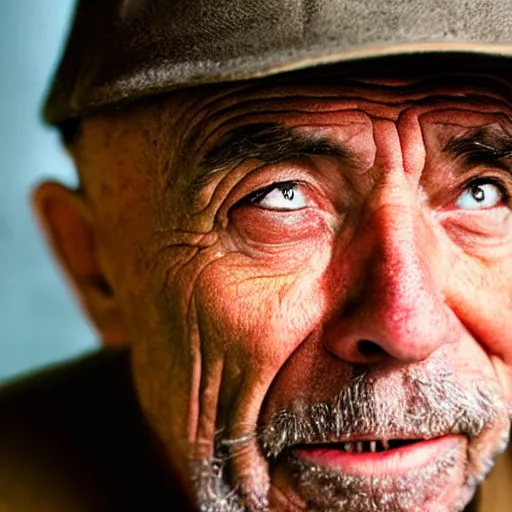 Prompt: a 5 5 mm photo portrait of a joe rogan turning 8 8, cinematic lighting, sharp focus, photography of the year by steve mccurry