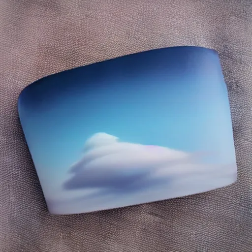 Image similar to lenticular cloud, photorealistic, gif
