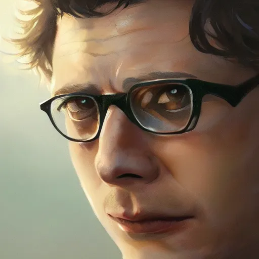 Image similar to peter parker closeup portrait, dramatic light, lake background, 2 0 0 mm focal length, painted by stanley lau, painted by greg rutkowski, painted by stanley artgerm, digital art, trending on artstation