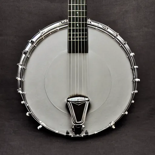 Prompt: a futuristic banjo