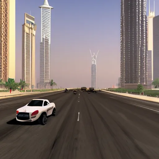 Prompt: gta : dubai by jack russel