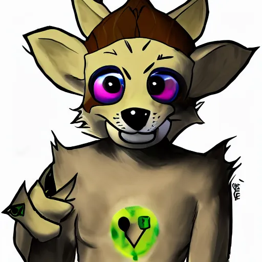 Prompt: vinny vinesauce as a furry fursona, trending on furaffinity