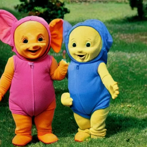 Image similar to Teletubbie fetus