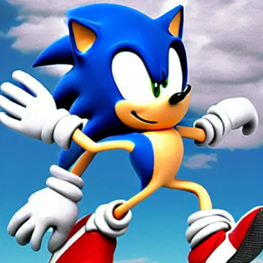 Image similar to sonic the hedgehog ceo