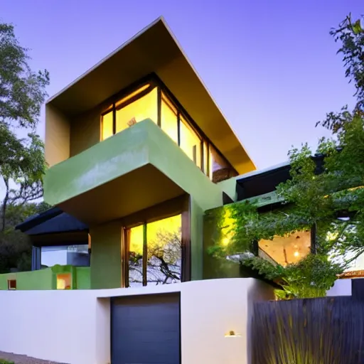 Image similar to house designed as Avocado