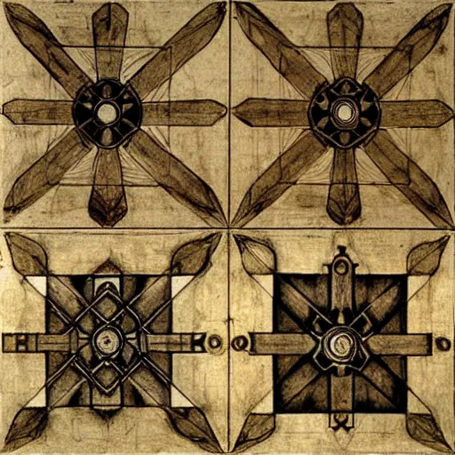 Image similar to sketches of the lament configuration by leonardo davinci