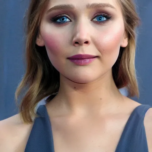 Image similar to elizabeth olsen mixed with jennifer lawrence