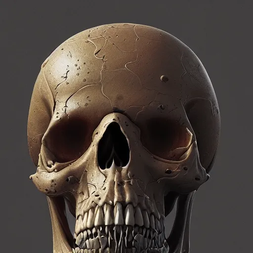 Image similar to portrait_of_a_melting_skull._intricate_abstract._intricate_artwork._by_Tooth_Wu_wlop_beeple_dan_mumford._octane_render_trending_on_artstat