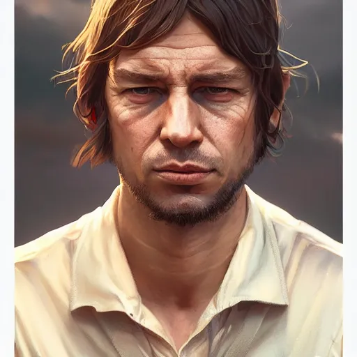 Image similar to highly detailed portrait 🦗 in gta v, stephen bliss, unreal engine, fantasy art by greg rutkowski, loish, rhads, ferdinand knab, makoto shinkai and lois van baarle, ilya kuvshinov, rossdraws, tom bagshaw, global illumination, radiant light, detailed and intricate environment