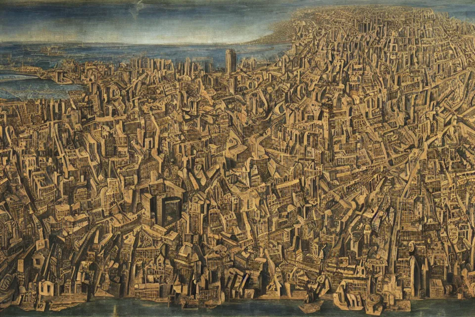 Image similar to One hand is scratching down over Cities all over the world 1945, renaissance painting, award-winning.