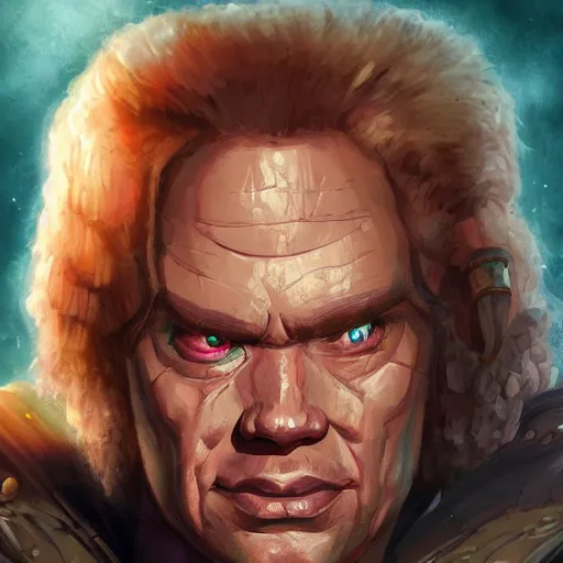 Image similar to vigo the carpathian, style of wlop on artstation