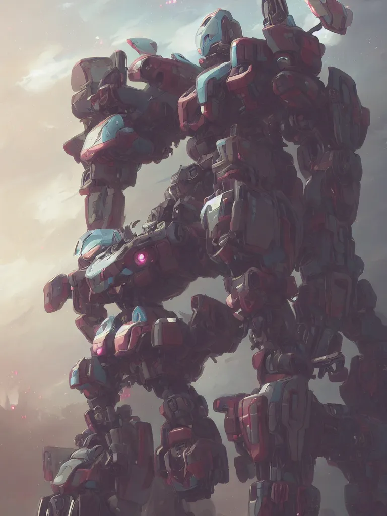 Image similar to a battle mech piloted by a cute kawaii girl, sci - fi and fantasy, intricate and very very beautiful, detailed, digital painting, artstation, concept art, smooth and sharp focus, illustration, art by tian zi and wlop